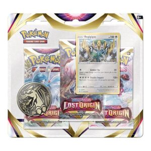 Pokemon TCG: 3 Pack Blister - Sword and Shield Lost Origin (Random Promo)