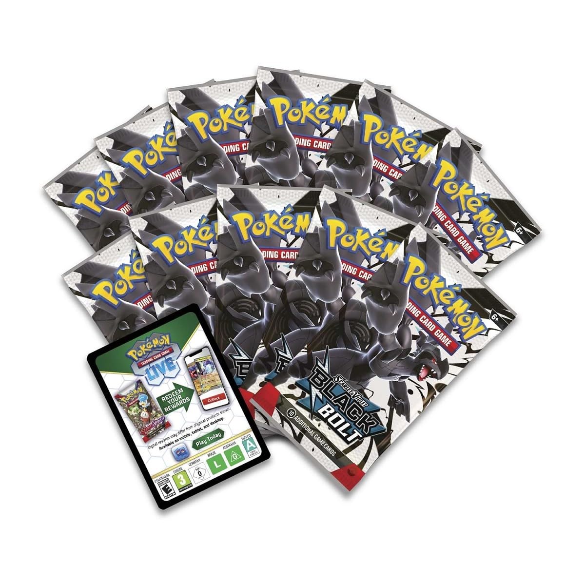 Pokemon TCG Scarlet & Violet 10.5 Black Bolt Pokemon Center Elite Trainer Box - 11 Packs, Promo Cards - Image 6