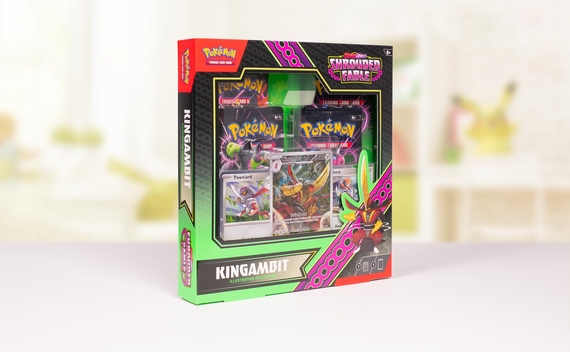 Pokémon TCG: Scarlet & Violet - Shrouded Fable - Kingambit Illustration Rare Box - EN - Image 2