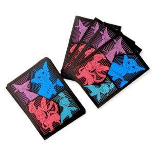 Pokemon Card Sleeves - Sylveon Espeon Glaceon - Evolving Skies Elite Trainer Box - 65 Count Pack - Deck Protectors