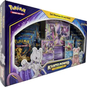 Pokemon TCG: Mewtwo-EX Slowbro-EX Kanto Power Premium Collection, 10 XY Evolutions Booster Packs