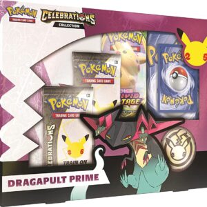 Pokémon | Celebrations Collection Dragapult Prime | Card Game | Ages 6+ | 2 Players | 10+ Minutes Playing Time