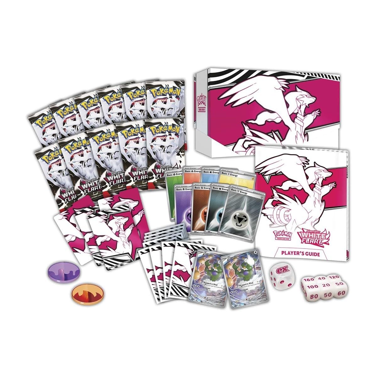 Pokemon TCG Scarlet & Violet 10.5 White Flare Pokemon Center Elite Trainer Box - 11 Packs, Promo Cards - Image 8