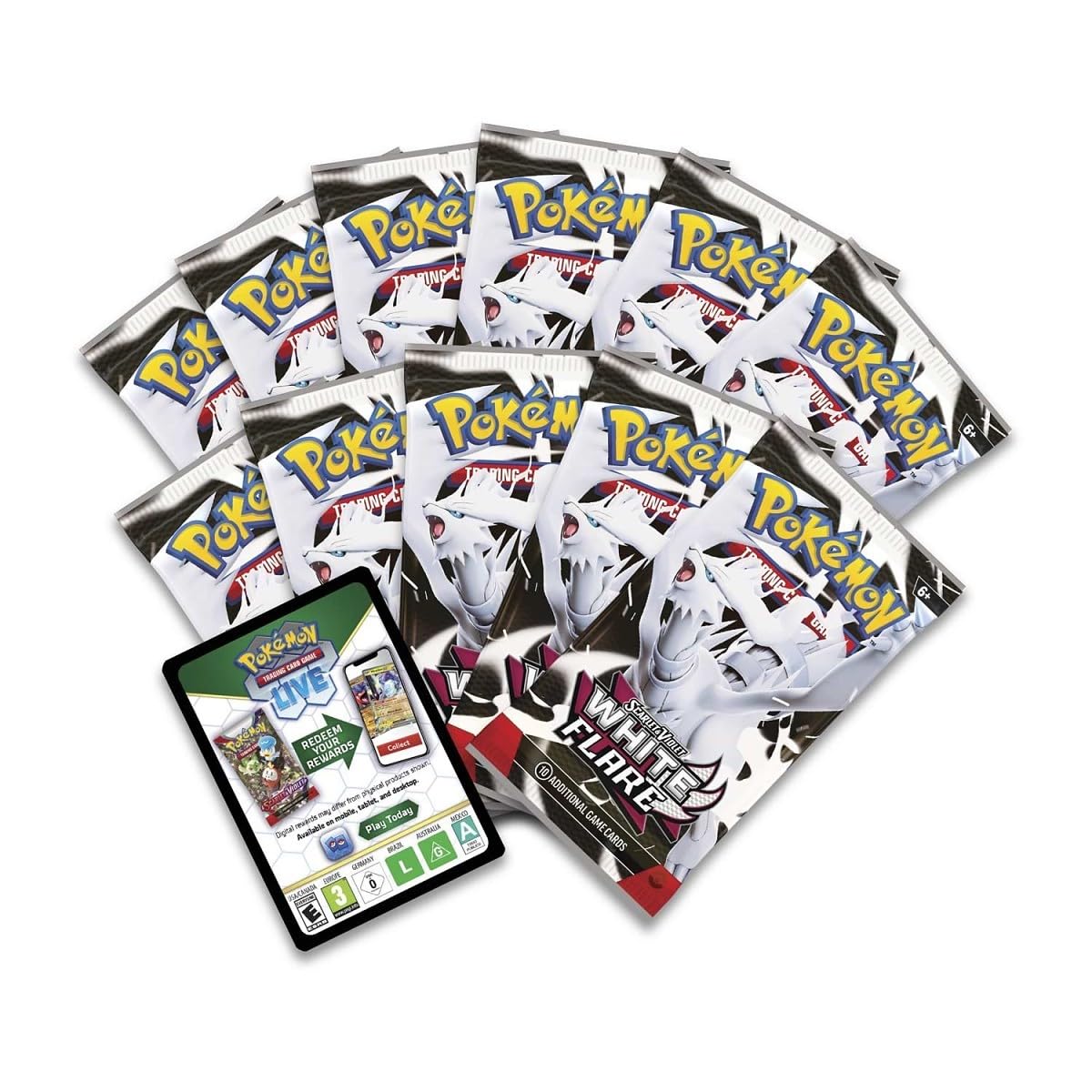 Pokemon TCG Scarlet & Violet 10.5 White Flare Pokemon Center Elite Trainer Box - 11 Packs, Promo Cards - Image 6