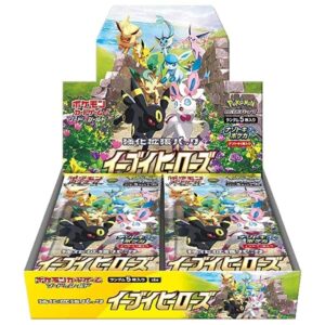Pokemon Card Game Sword & Shield Expansion Booster Box Eevee Heroes Box- 30 Packs (Japanese)
