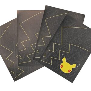 Celebrations - Pikachu - Pokemon Card Sleeves - 65 Count Pack - Deck Protector - Elite Trainer Box Exclusive