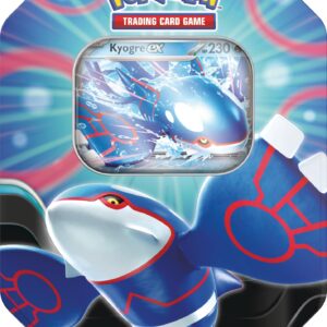 Pokémon TCG: Azure Legends Tin – Kyogre ex (4 Booster Packs & 1 Foil Promo Card)