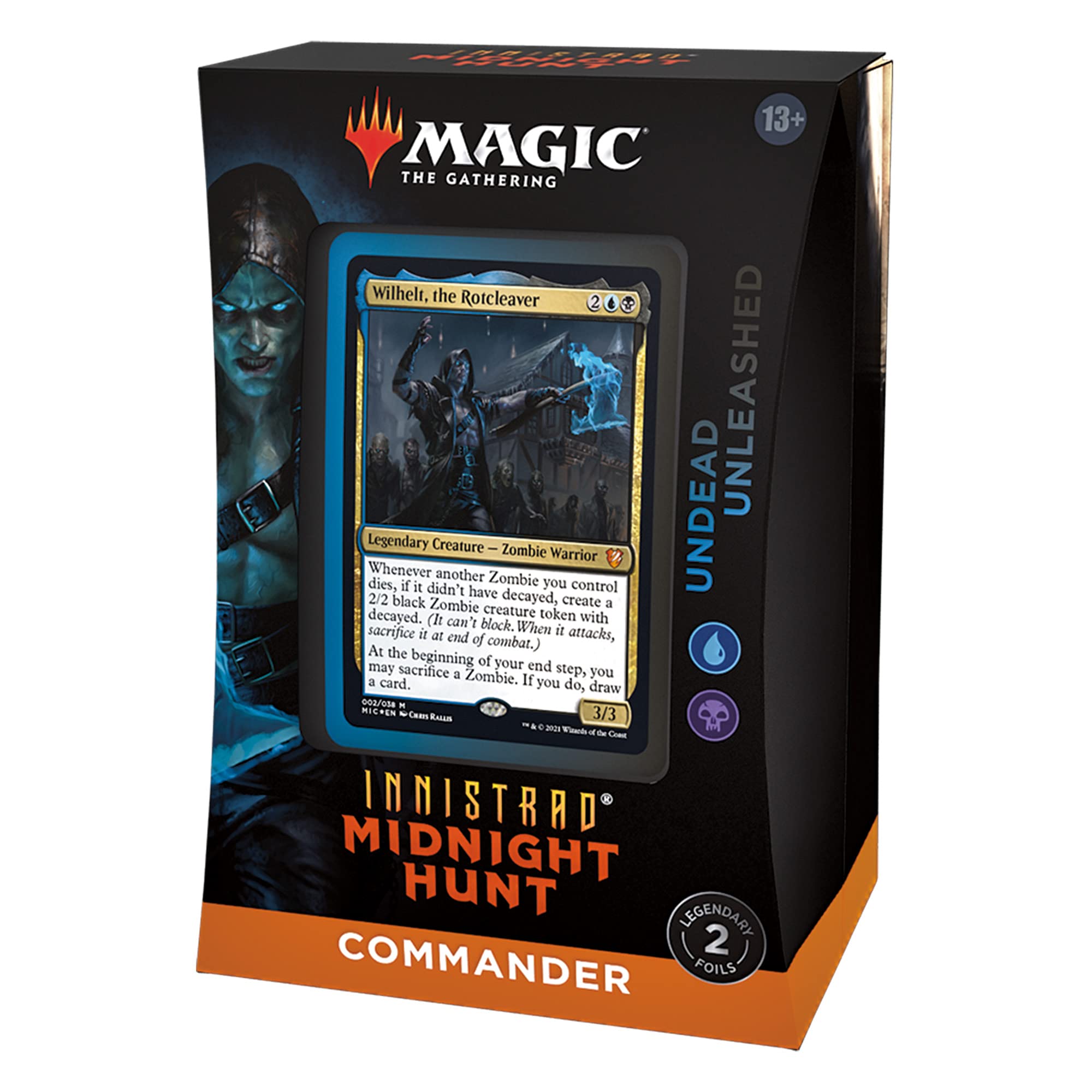 Magic: The Gathering Innistrad: Midnight Hunt Commander Deck – Undead Unleashed (Blue-Black) - Image 2