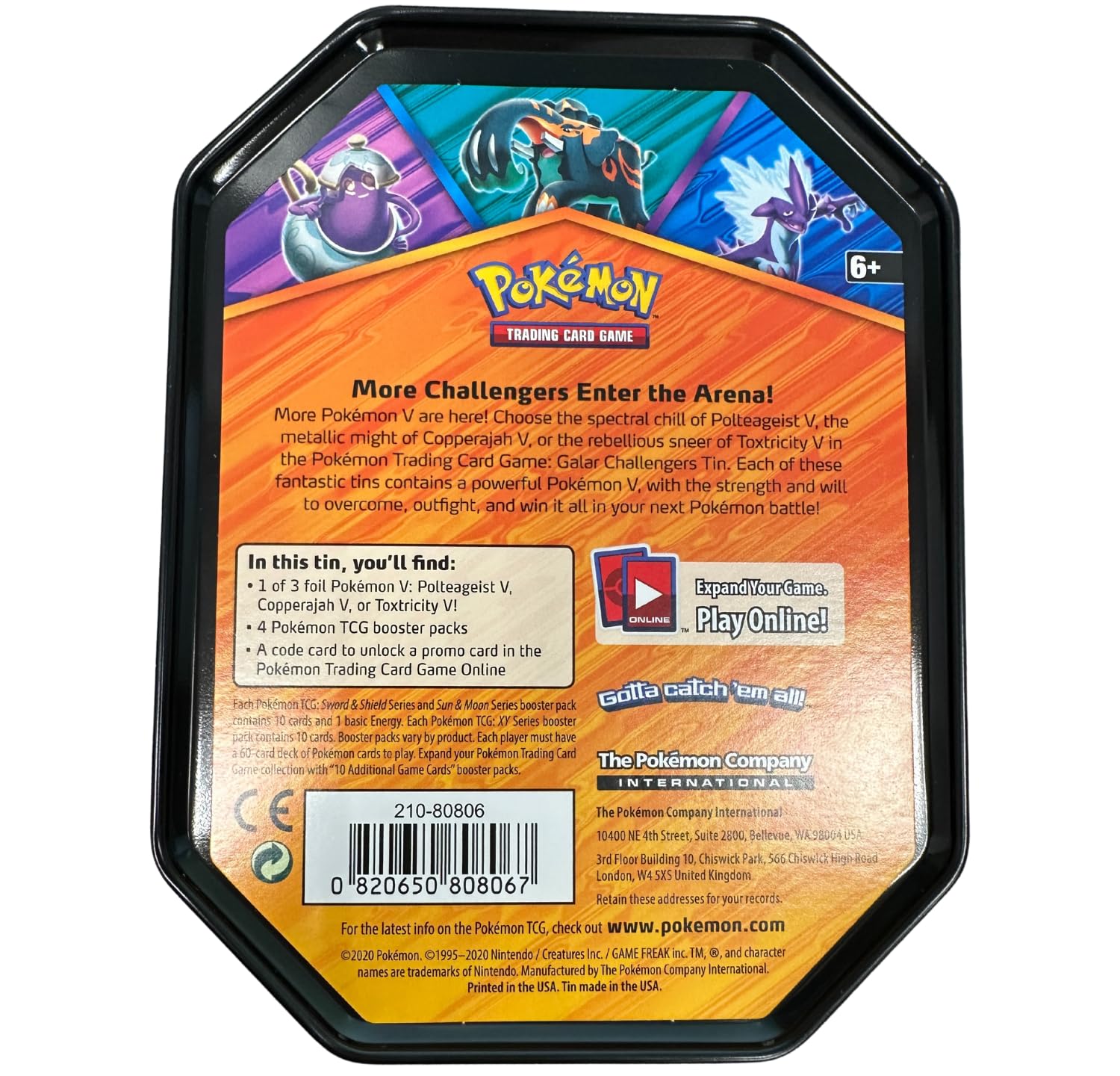 Pokemon Galar Challengers Tin | Polteageist V - Image 2