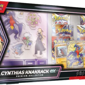 Pokémon - Trading Card Game: Premium Collection Cynthias Knakrack-ex (3 Holographic Cards and 6 Booster Packs)