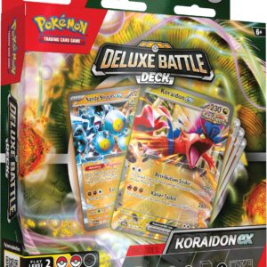 Pokemon TCG: Koraidon ex Deluxe Battle Deck (Ready-to-Play 60-Card Deck & Accessories)