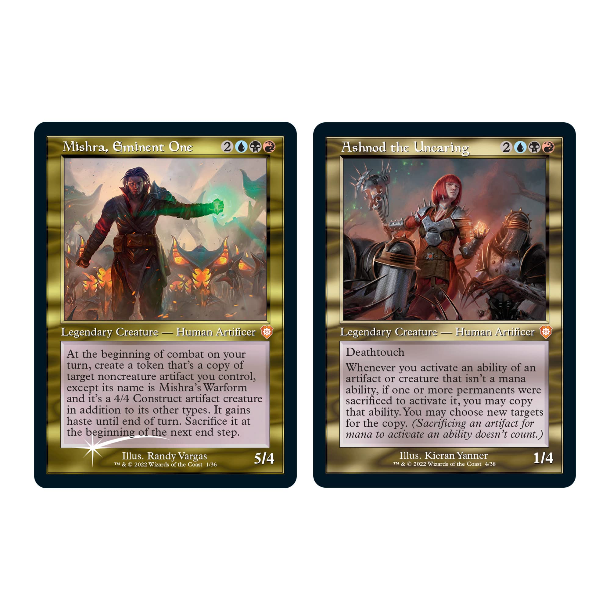 Magic: The Gathering The Brothers’ War Retro-Frame Commander Deck - Mishra’s Burnished Banner (Blue-Black-Red) + Collector Booster Sample Pack - Image 6