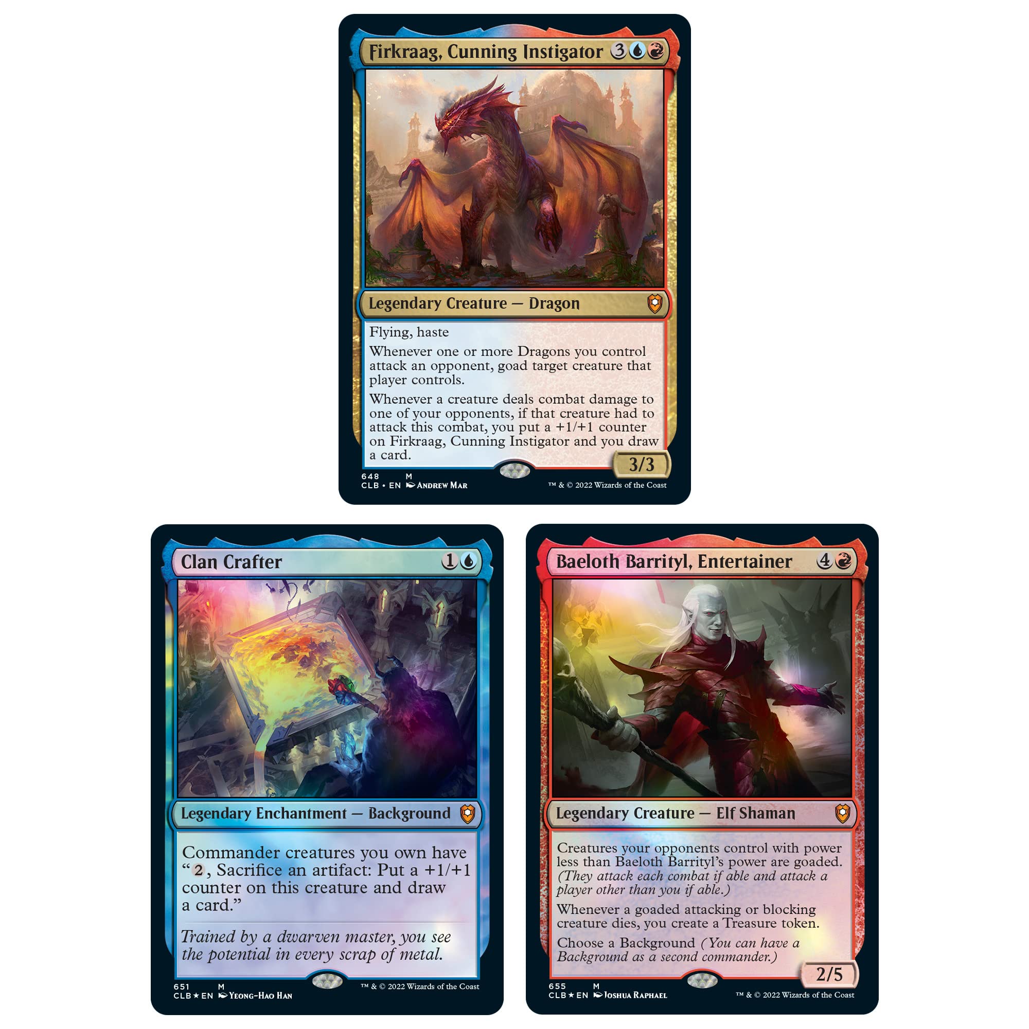 Magic: The Gathering Commander Legends: Battle for Baldur’s Gate Commander Deck – Draconic Dissent + Collector Booster Sample Pack - Image 6