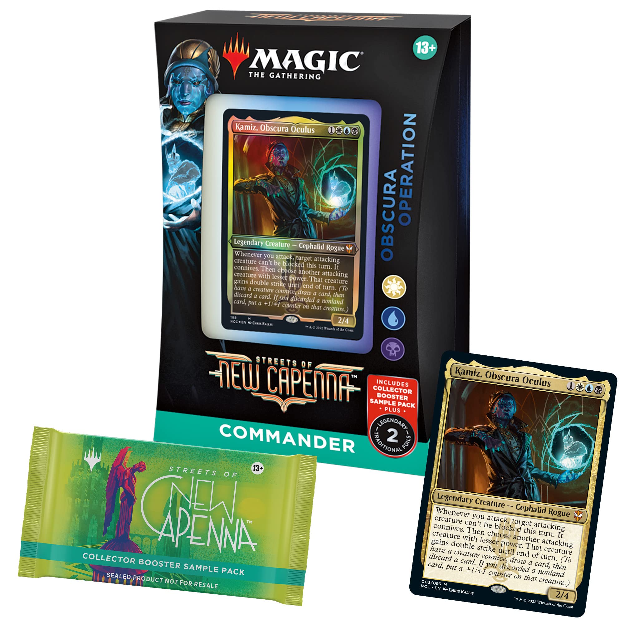 Magic: The Gathering Streets of New Capenna 5 Commander Deck Bundle – Includes 1 Obscura Operation, 1 Maestros Massacre, 1 Riveteers Rampage, 1 Cabaretti Cacophony, 1 Bedecked Brokers - Image 6