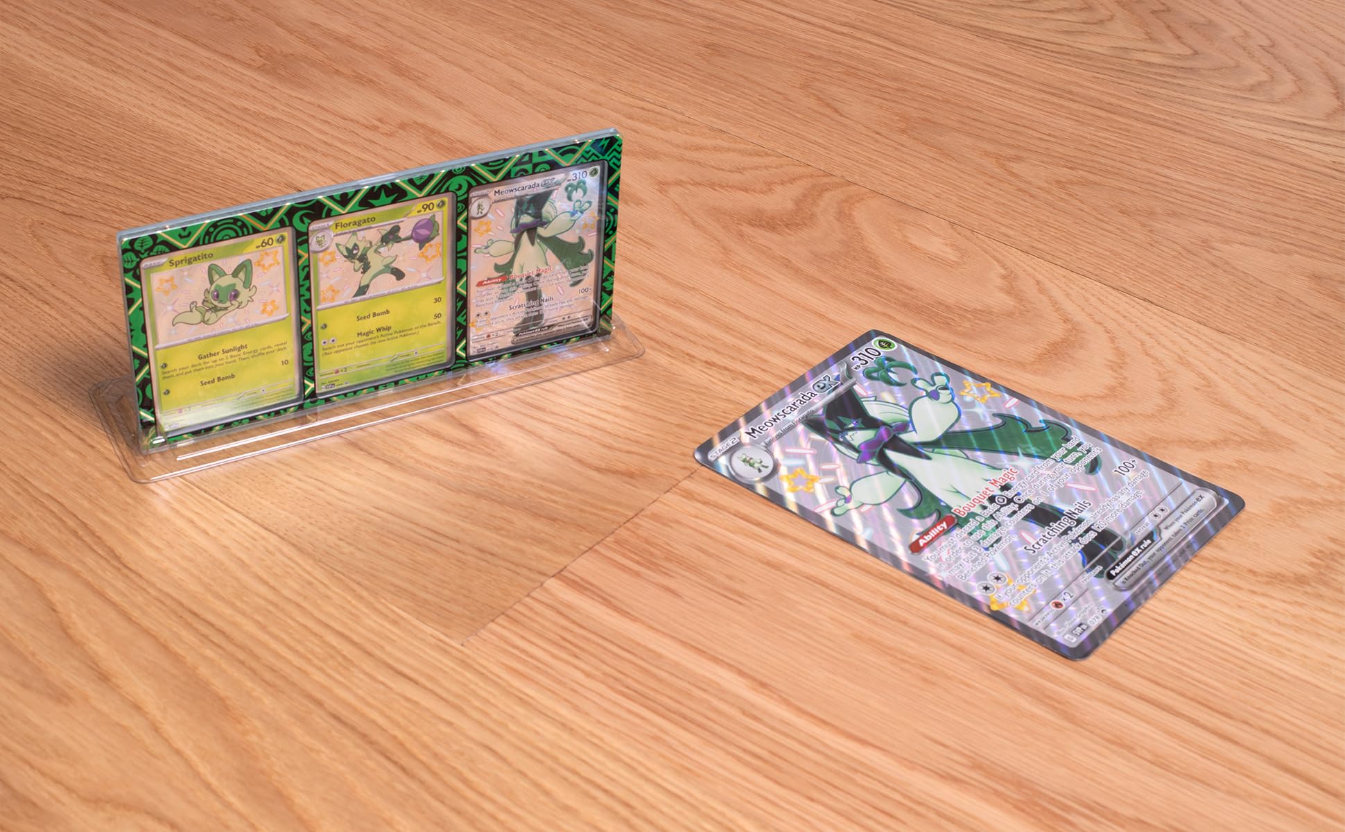 Pokemon TCG: Scarlet and Violet: PALDEAN Fates: Pokemon EX Premium Collection - Shiny Sprigatito - Image 3