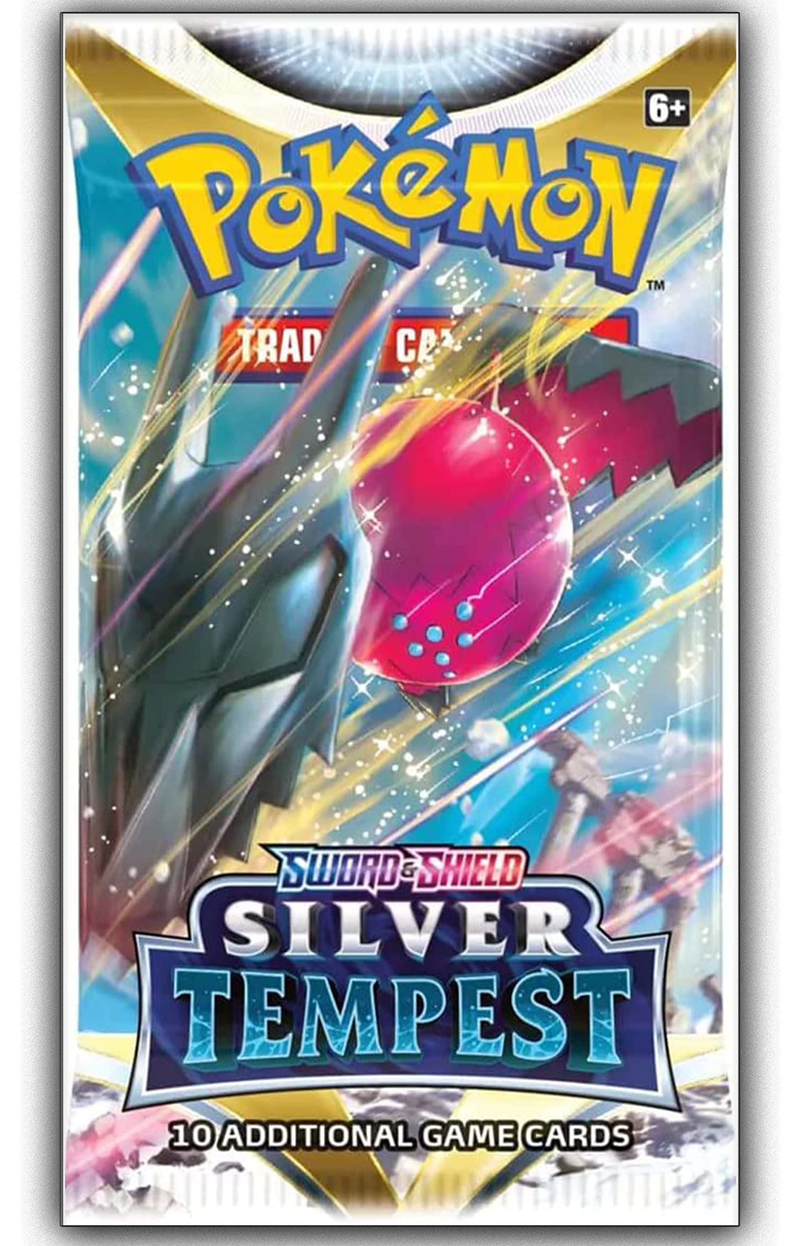 8 Packs Pokemon TCG: Sword & Shield Silver Tempest Booster Pack - 10 Cards - Image 3