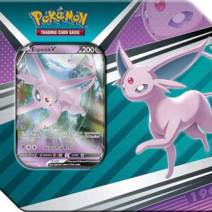 Pokemon Cards: 2022 Spring V Heroes Espeon V Tin