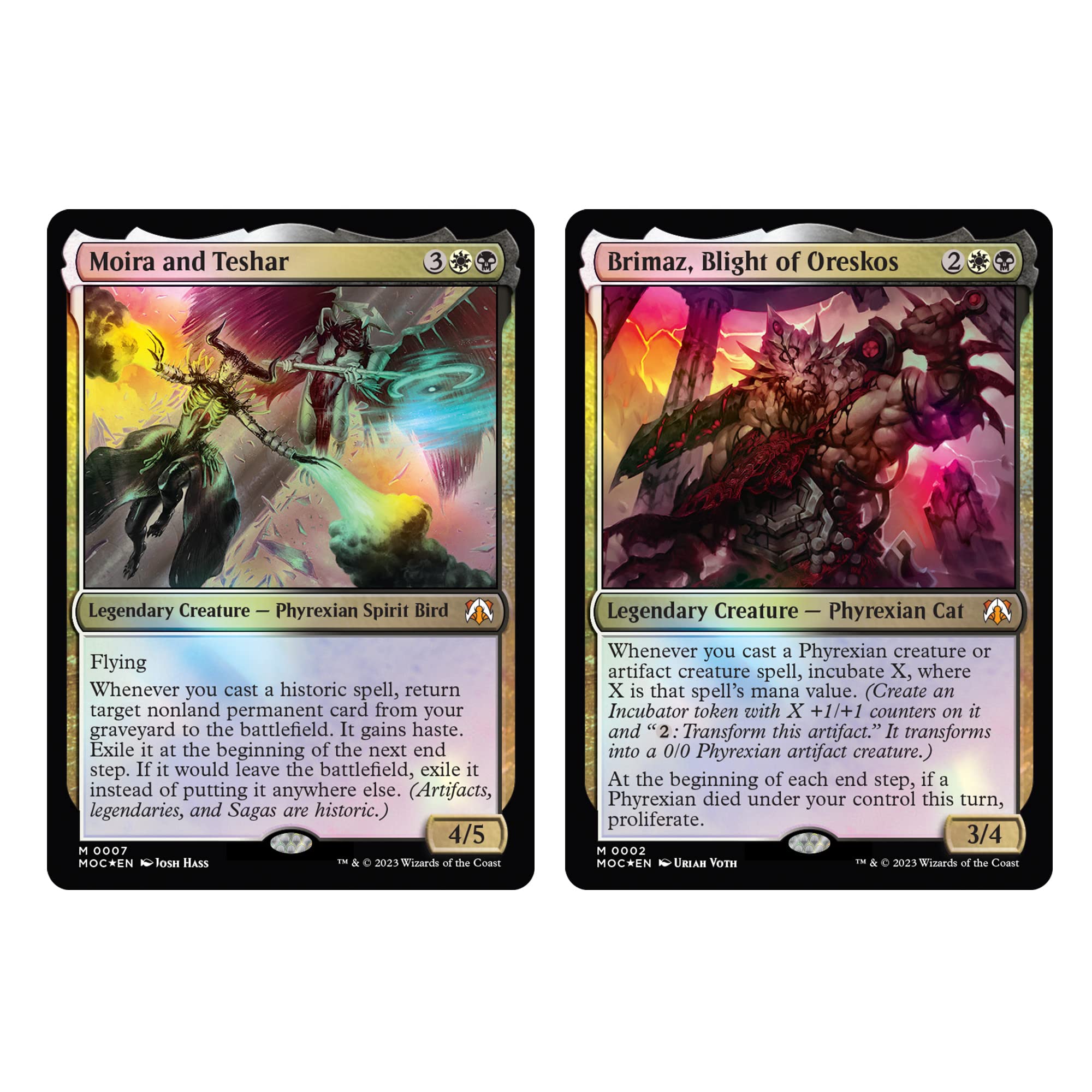 Magic The Gathering March of the Machine Commander Deck - Growing Threat (100-Card Deck, 10 Planechase cards, Collector Booster Sample Pack + Accessories) - Image 5