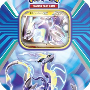 Pokémon - Trading Card Game: Tin-Box Paldea Legends - Miraidon (1 Holographic Card & 4 Booster Packs)
