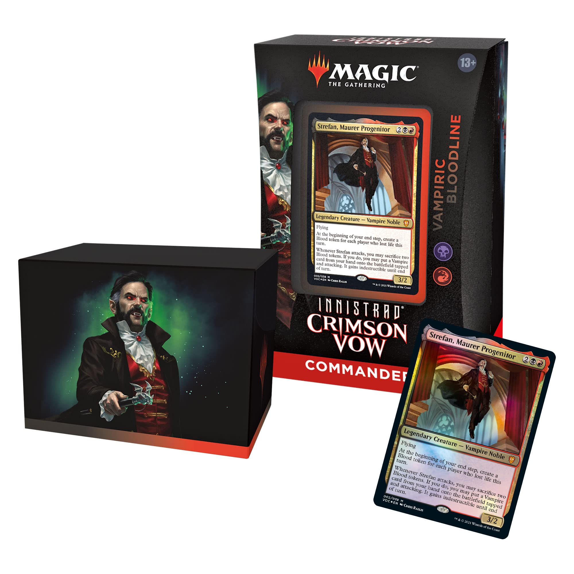 Magic: The Gathering Bundle of 4 Innistrad: Crimson Vow Commander Decks | 2 Vampiric Bloodline + 2 Spirit Squadron - Image 3