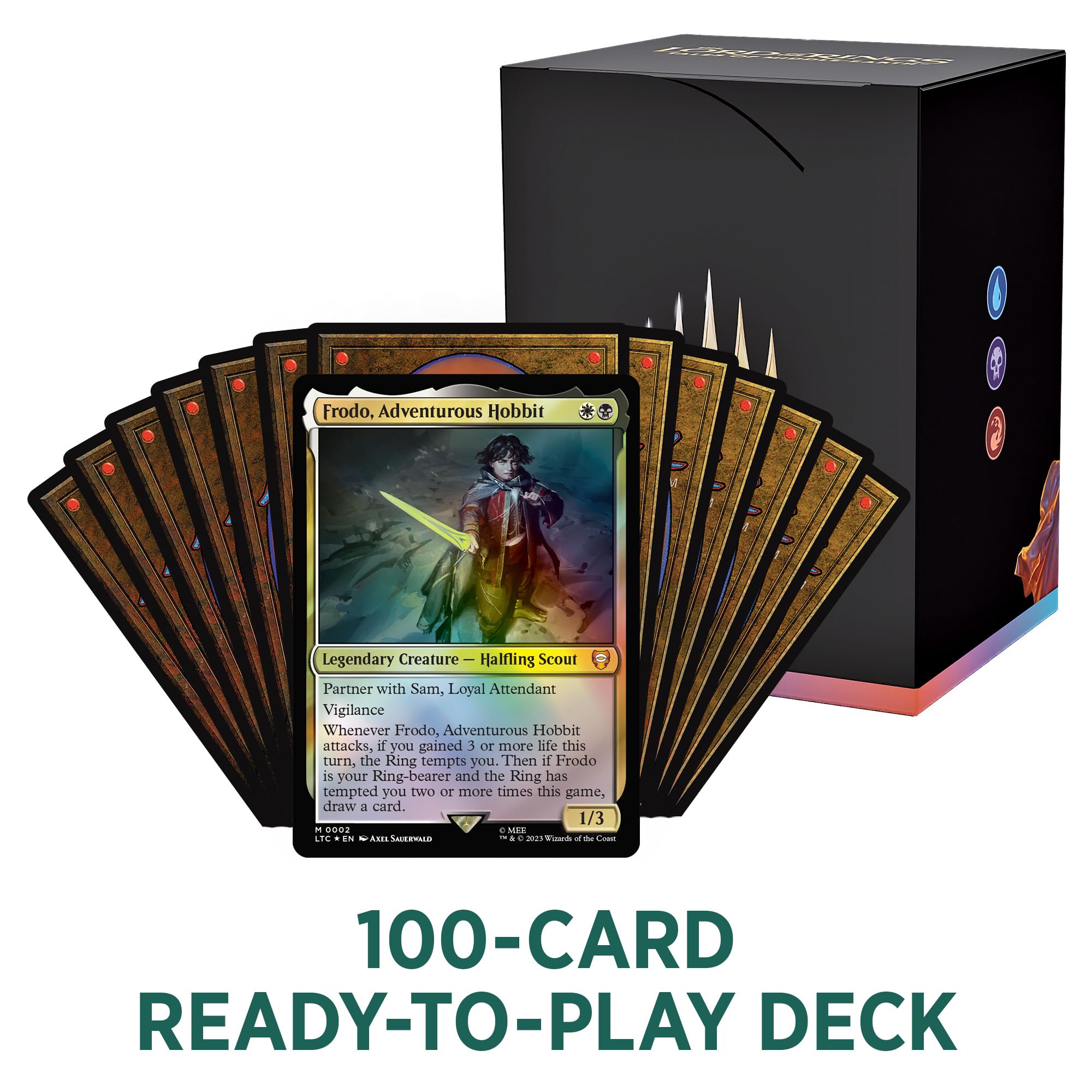Magic The Gathering The Lord of The Rings: Tales of Middle-Earth Commander Deck 2 + Collector Booster Sample Pack - Image 7