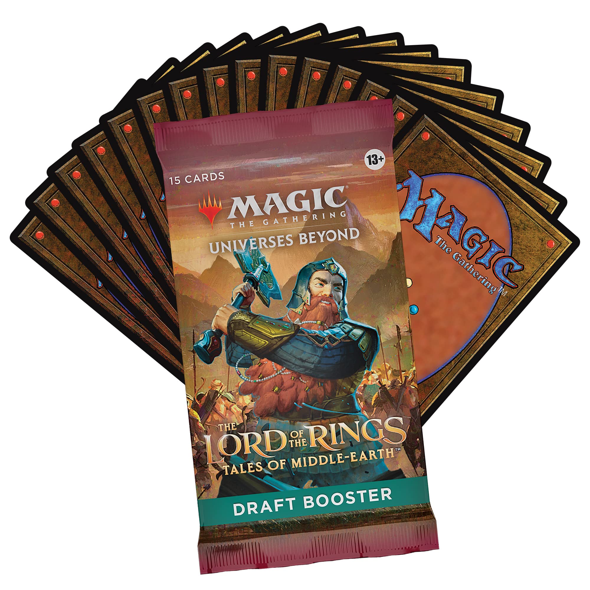 Magic: The Gathering The Lord of The Rings: Tales of Middle-Earth Draft Booster Box - 36 Packs + 1 Box Topper Card - Image 5
