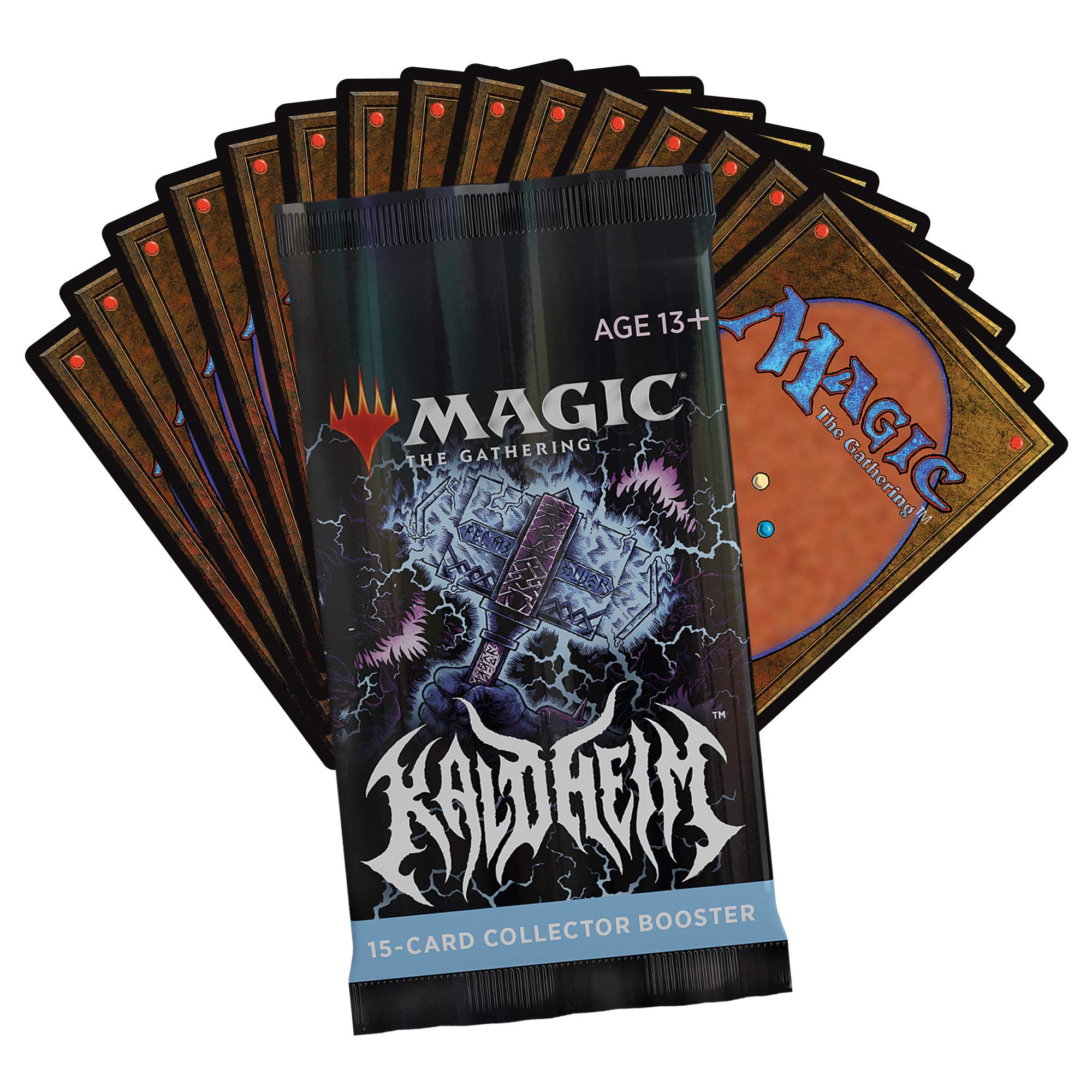 Magic: The Gathering Kaldheim Collector Booster Pack, 15 Magic Cards, Multi - Image 3