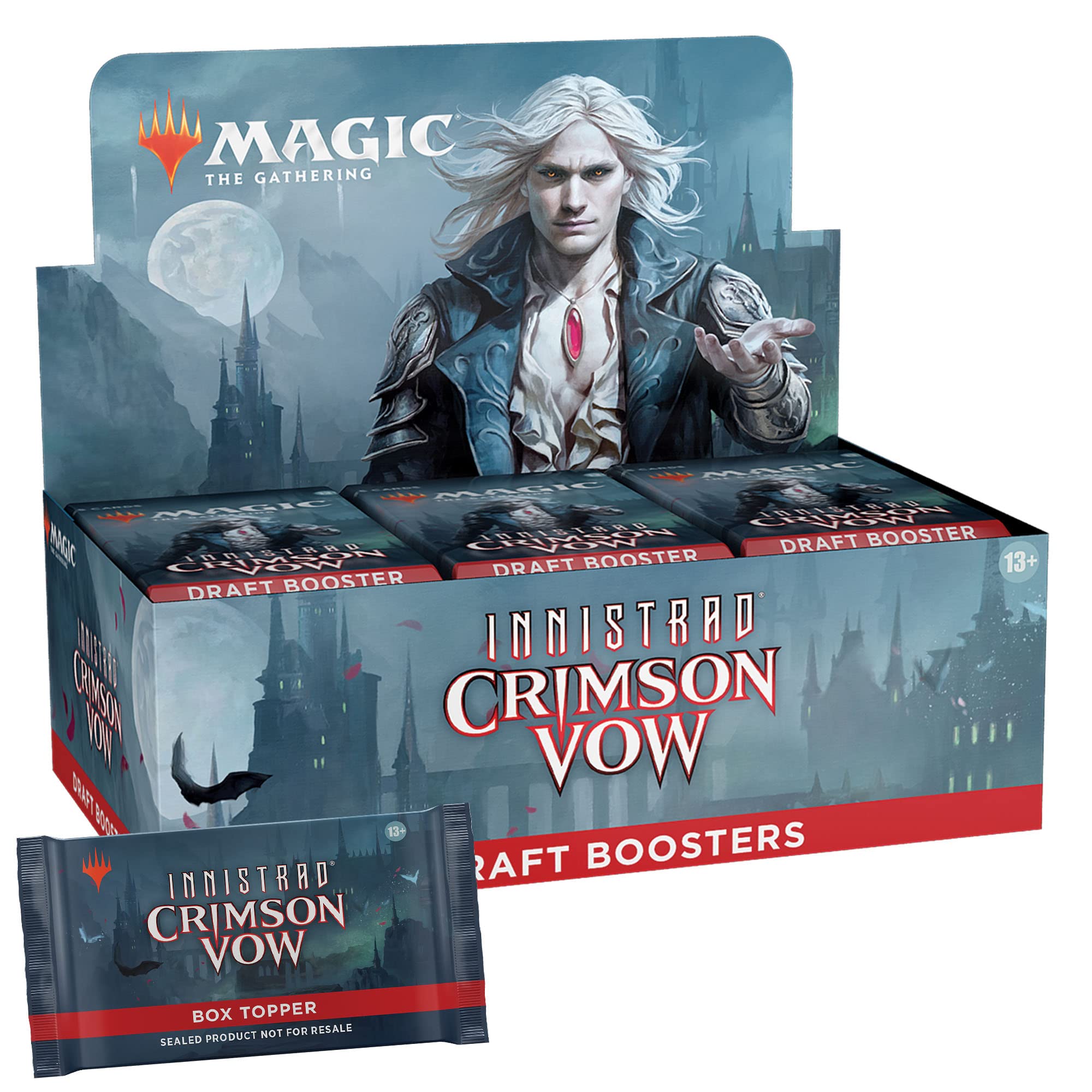 Magic: The Gathering Innistrad: Crimson Vow Draft Booster Box | 36 Packs + Dracula Box Topper (541 Magic Cards) - Image 2