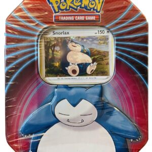Pokemon TCG: Assorted Mighty Mysterious Tin - Contains Snorlax. Mimikyu, Or Darkrai - 1 Random Character Tin