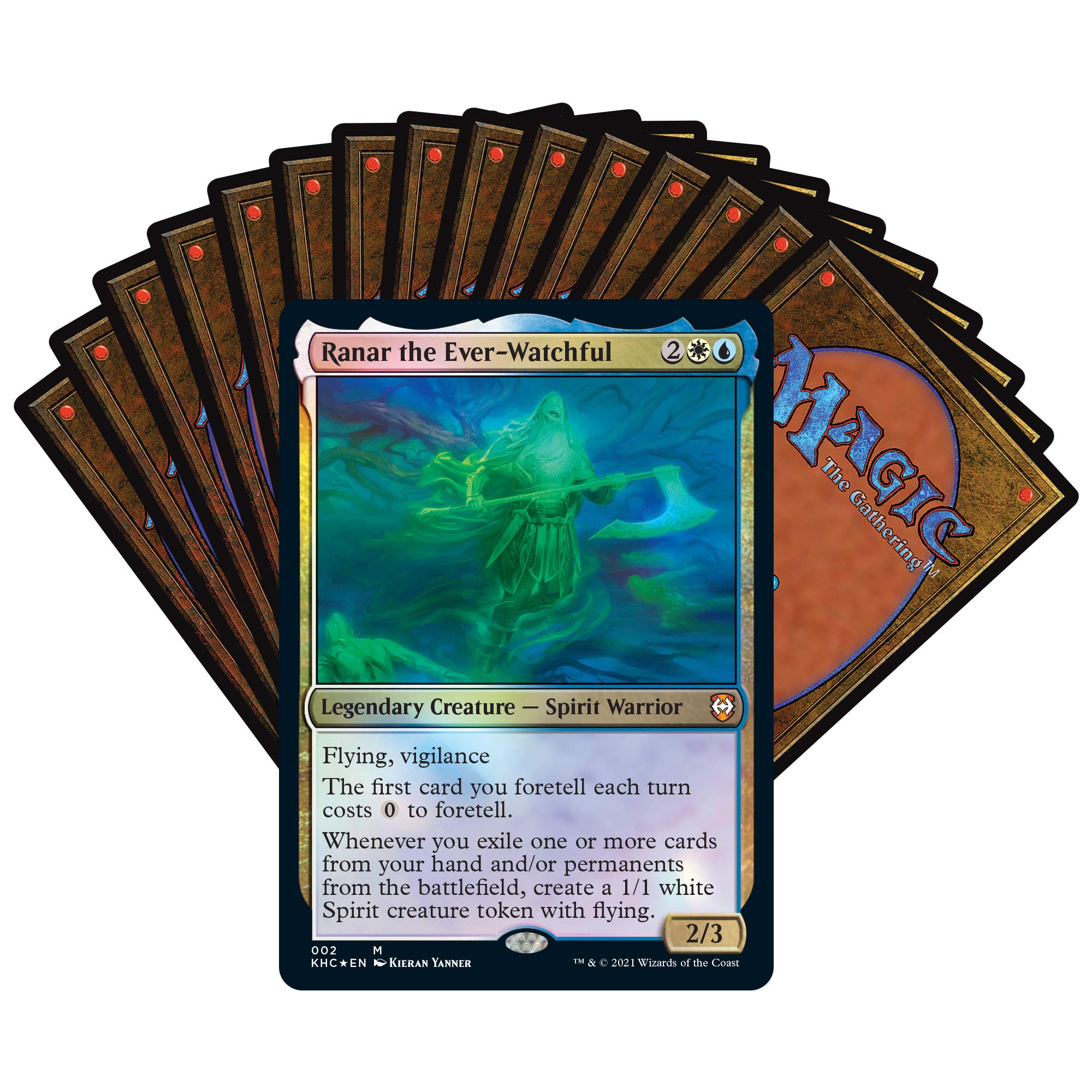 Magic The Gathering Kaldheim Commander Deck – Phantom Premonition | 100 Card Ready-to-Play Deck | Blue-White - Image 8