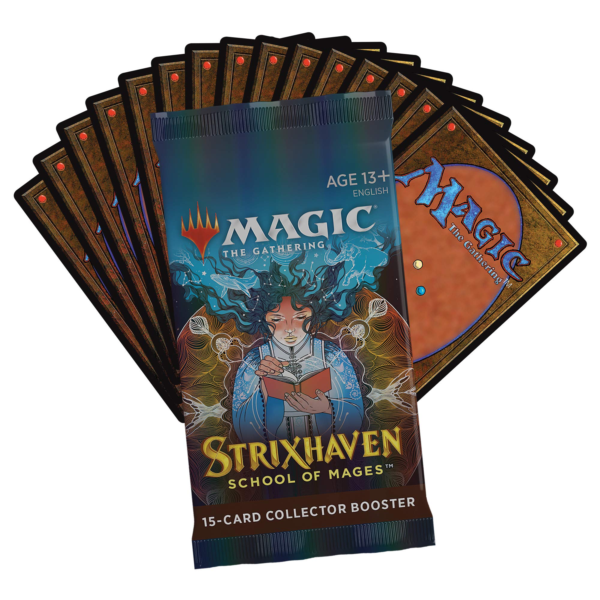 Magic The Gathering Strixhaven Collector Booster Pack | 15 Magic Cards, Blue - Image 4
