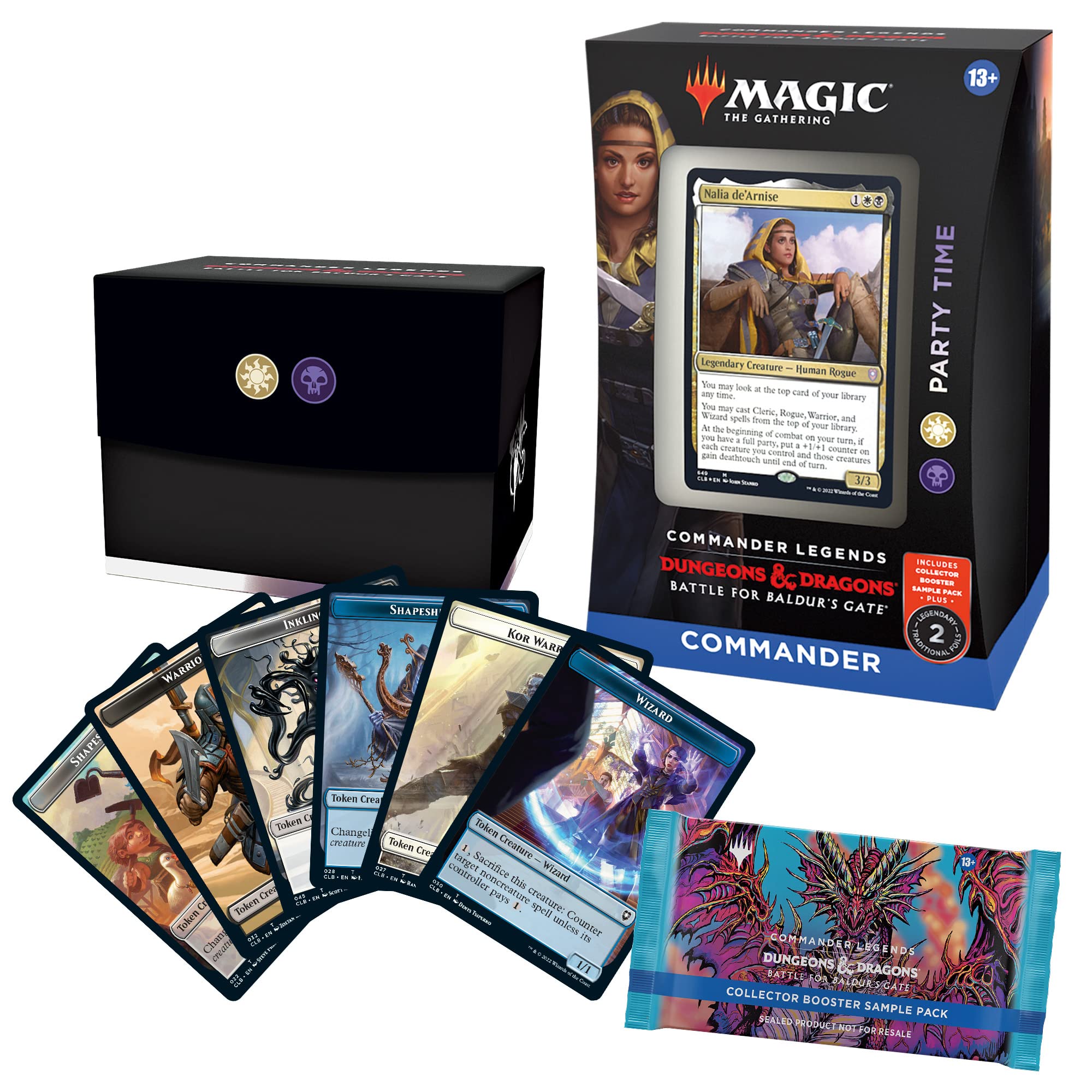 Magic: The Gathering Commander Legends: Battle for Baldur’s Gate Commander Deck – Party Time + Collector Booster Sample Pack - Image 7