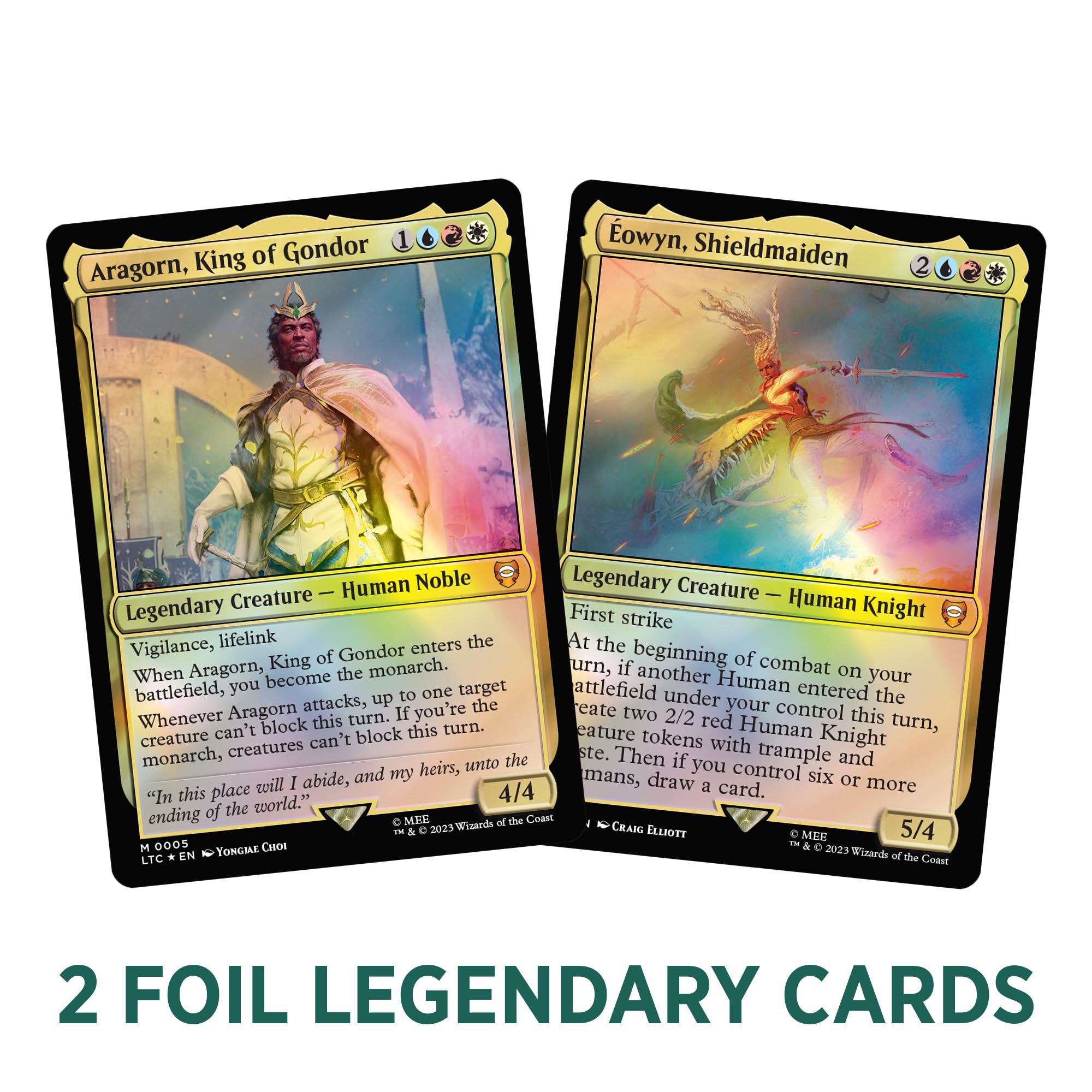 Magic The Gathering The Lord of The Rings: Tales of Middle-Earth Commander Deck 1 + Collector Booster Sample Pack - Image 6