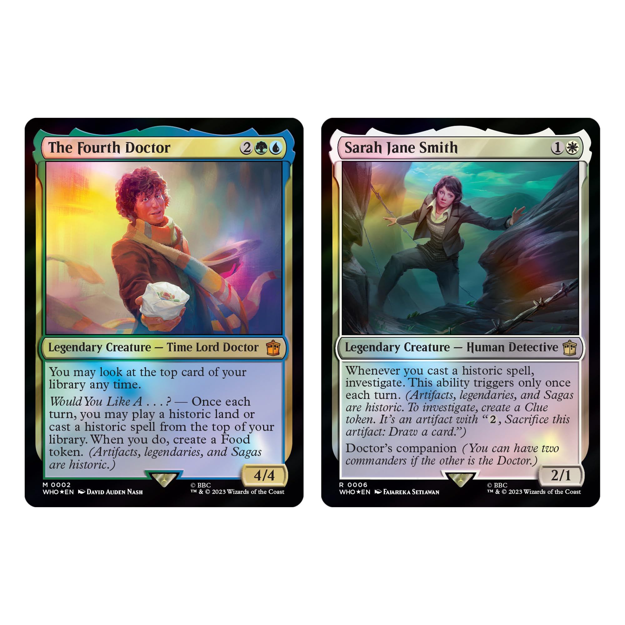 Magic The Gathering Doctor Who Commander Deck – Blast from The Past (100-Card Deck, 2-Card Collector Booster Sample Pack + Accessories) - Image 5
