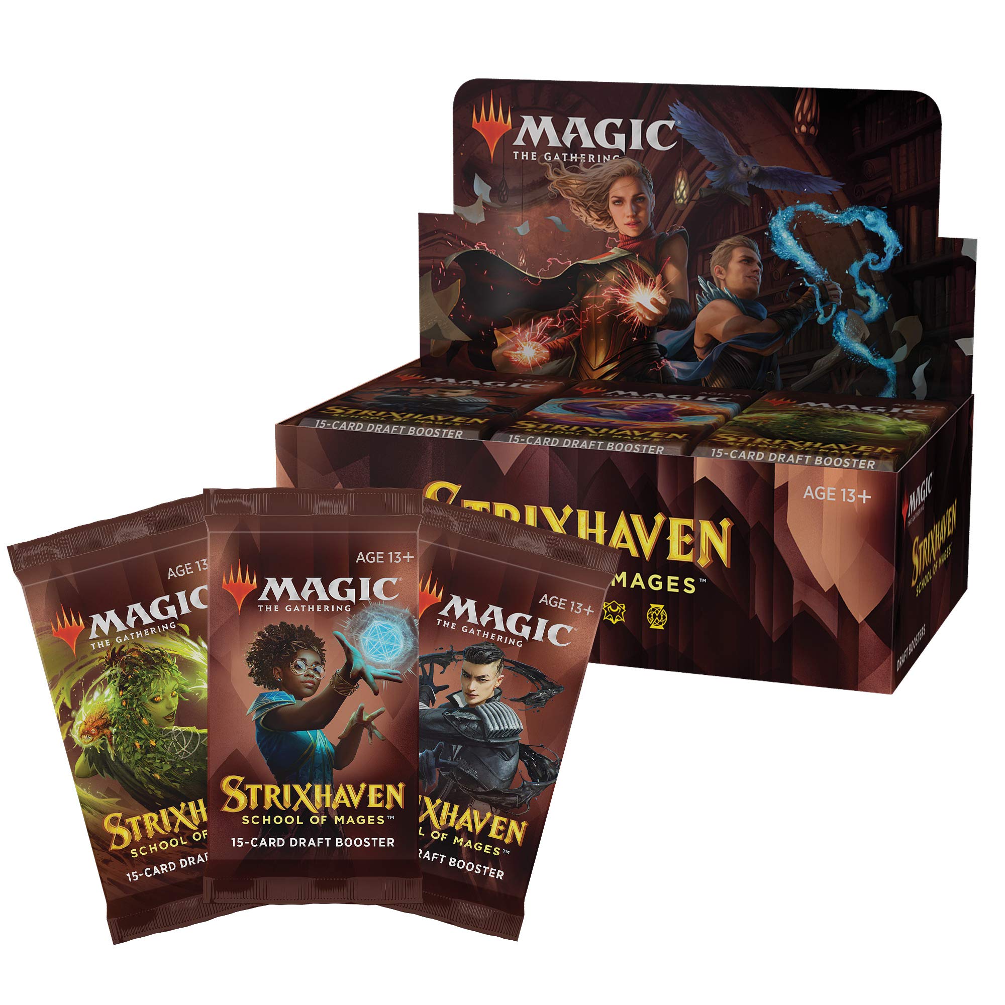 Magic The Gathering Strixhaven Draft Booster Box | 36 Packs (540 Magic Cards), Brown - Image 3
