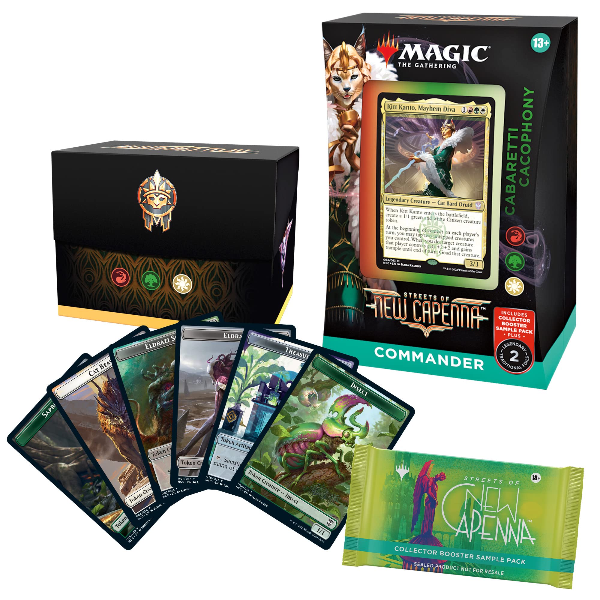Magic: The Gathering Streets of New Capenna Commander Deck – Cabaretti Cacophony + Collector Booster Sample Pack - Image 7