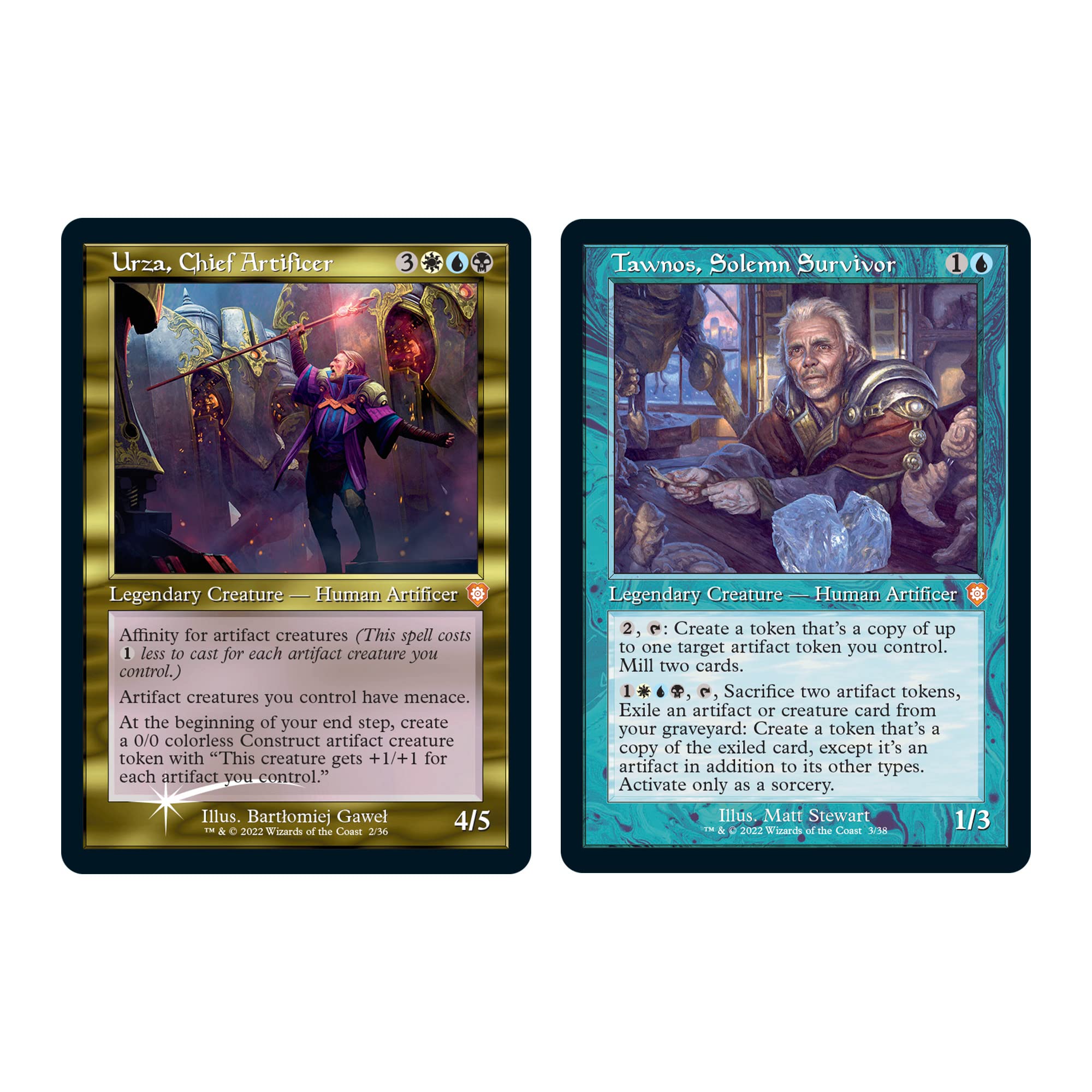 Magic: The Gathering The Brothers’ War Retro-Frame Commander Deck - Urza's Iron Alliance (White-Blue-Black) + Collector Booster Sample Pack - Image 6