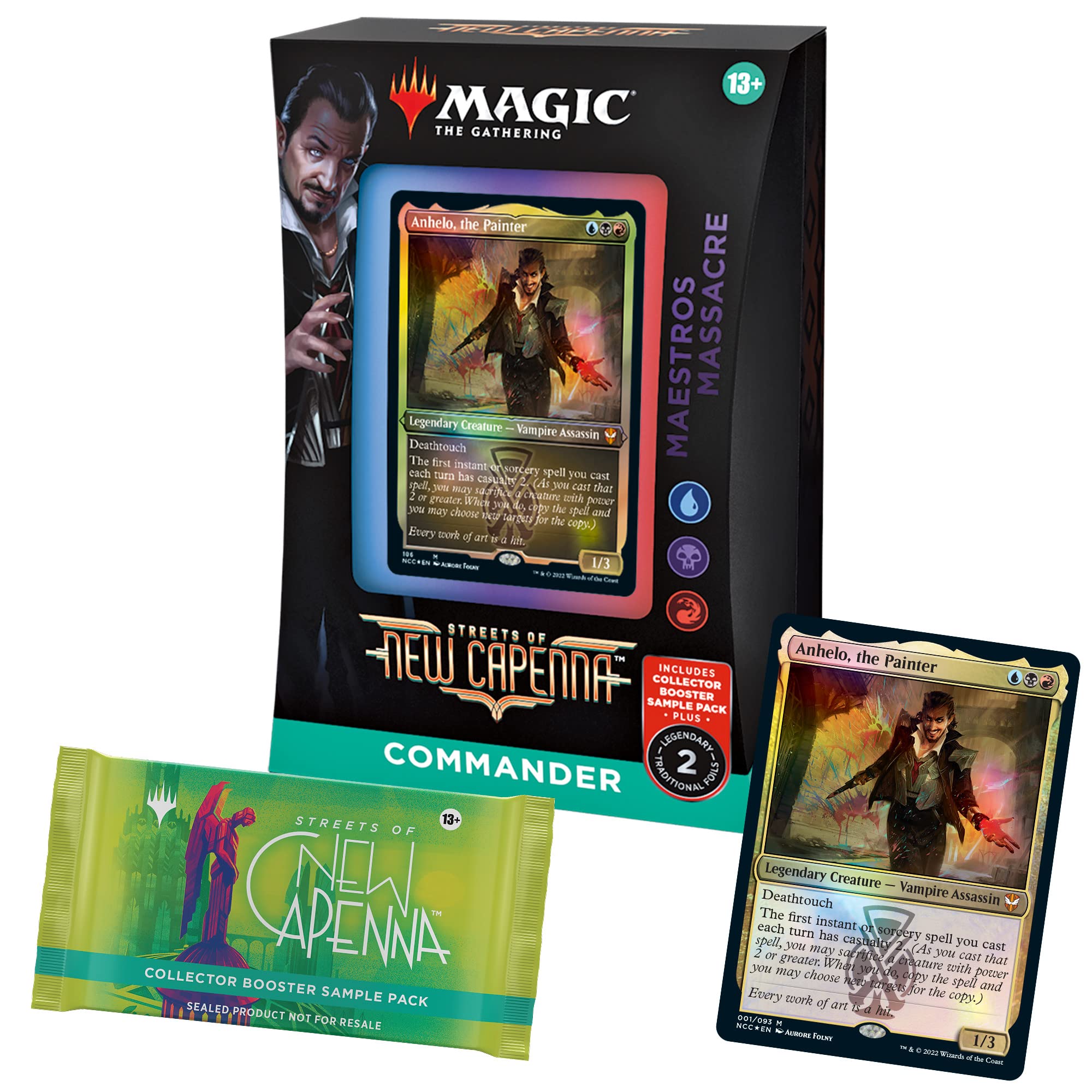 Magic: The Gathering Streets of New Capenna 5 Commander Deck Bundle – Includes 1 Obscura Operation, 1 Maestros Massacre, 1 Riveteers Rampage, 1 Cabaretti Cacophony, 1 Bedecked Brokers - Image 3