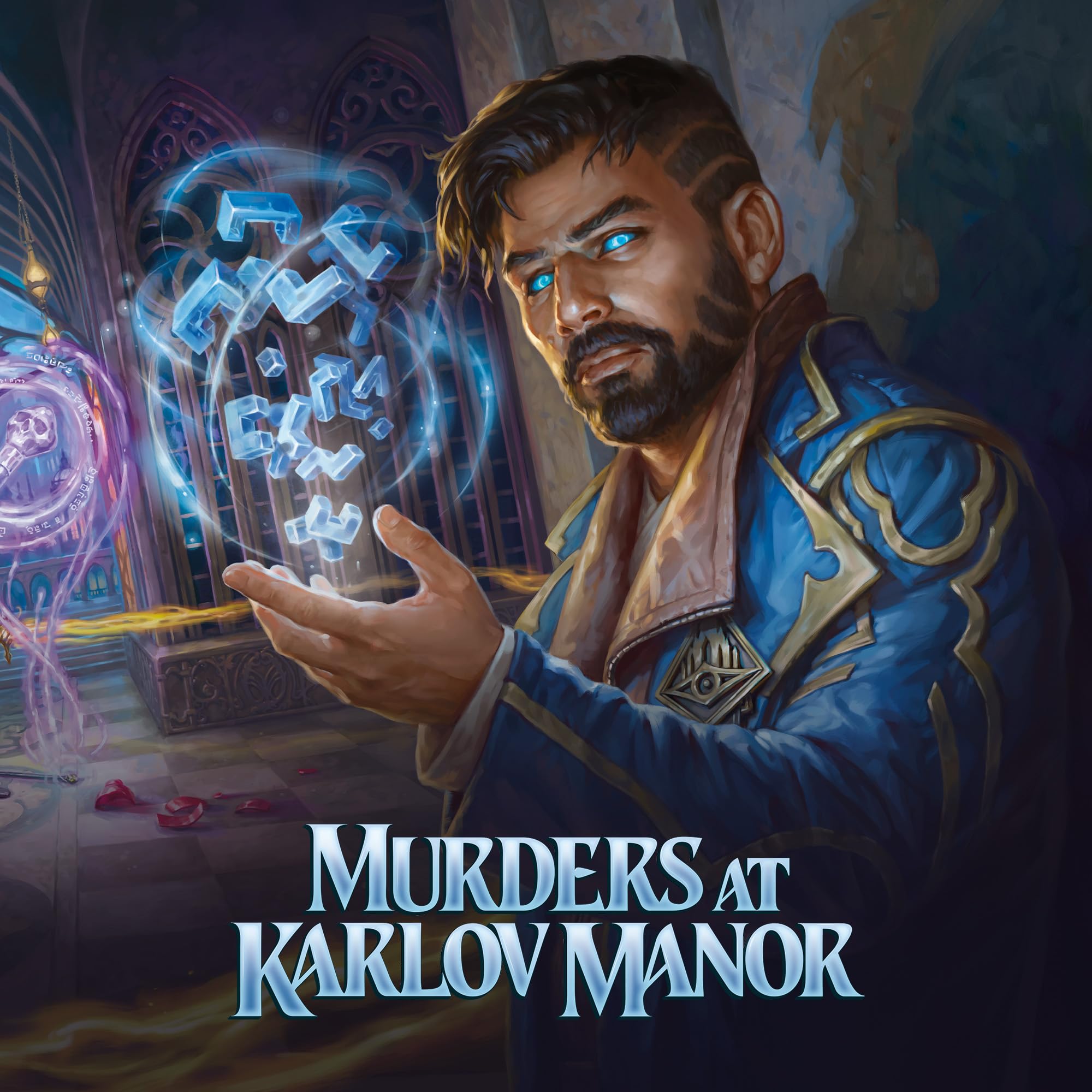 Magic: The Gathering Murders at Karlov Manor Commander Deck - Deep Clue Sea (100-Card Deck, 2-Card Collector Booster Sample Pack + Accessories) - Image 2