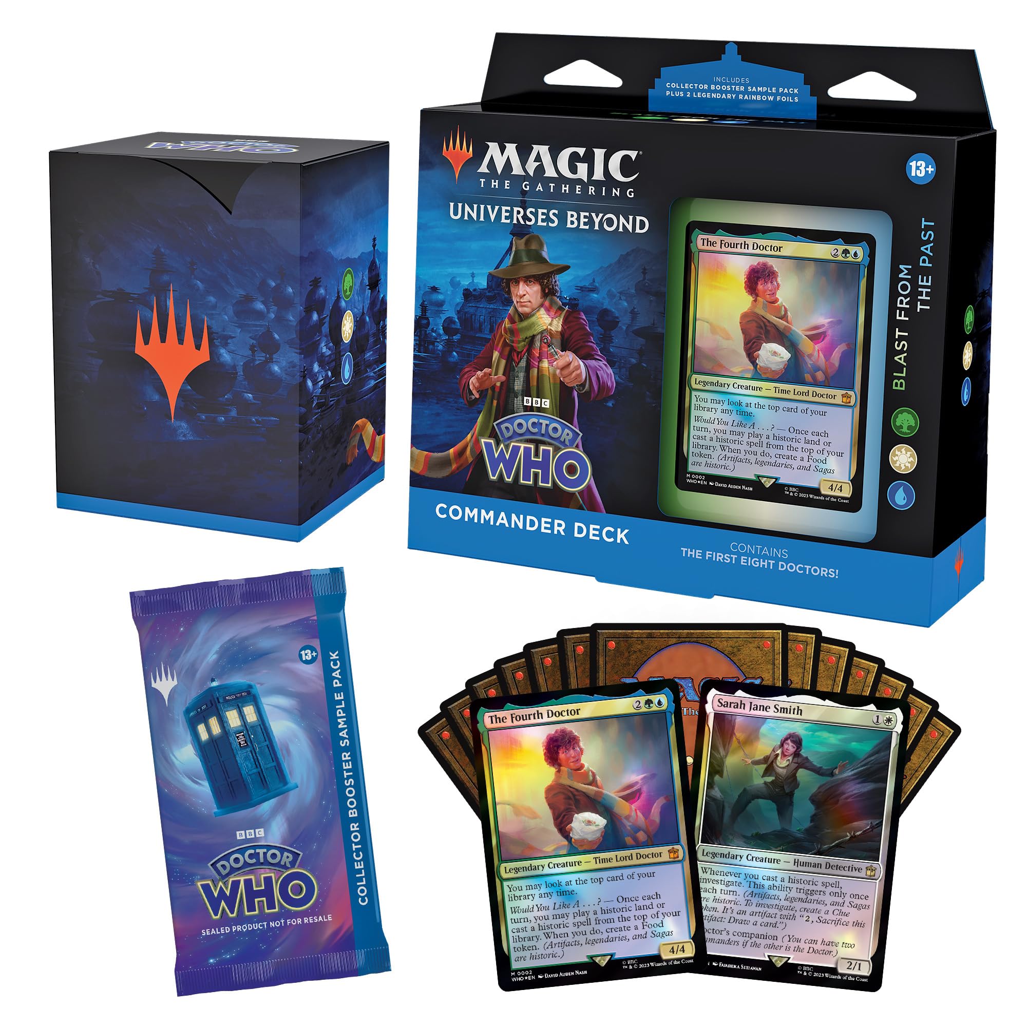 Magic: The Gathering Doctor Who Commander Deck Bundle – Includes All 4 Decks (1 Masters of Evil, 1 Blast from The Past, 1 Timey-Wimey, and 1 Paradox Power Deck Set) - Image 6