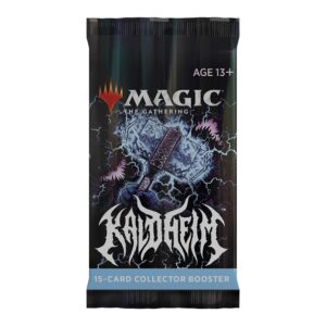 Magic: The Gathering Kaldheim Collector Booster Pack, 15 Magic Cards, Multi