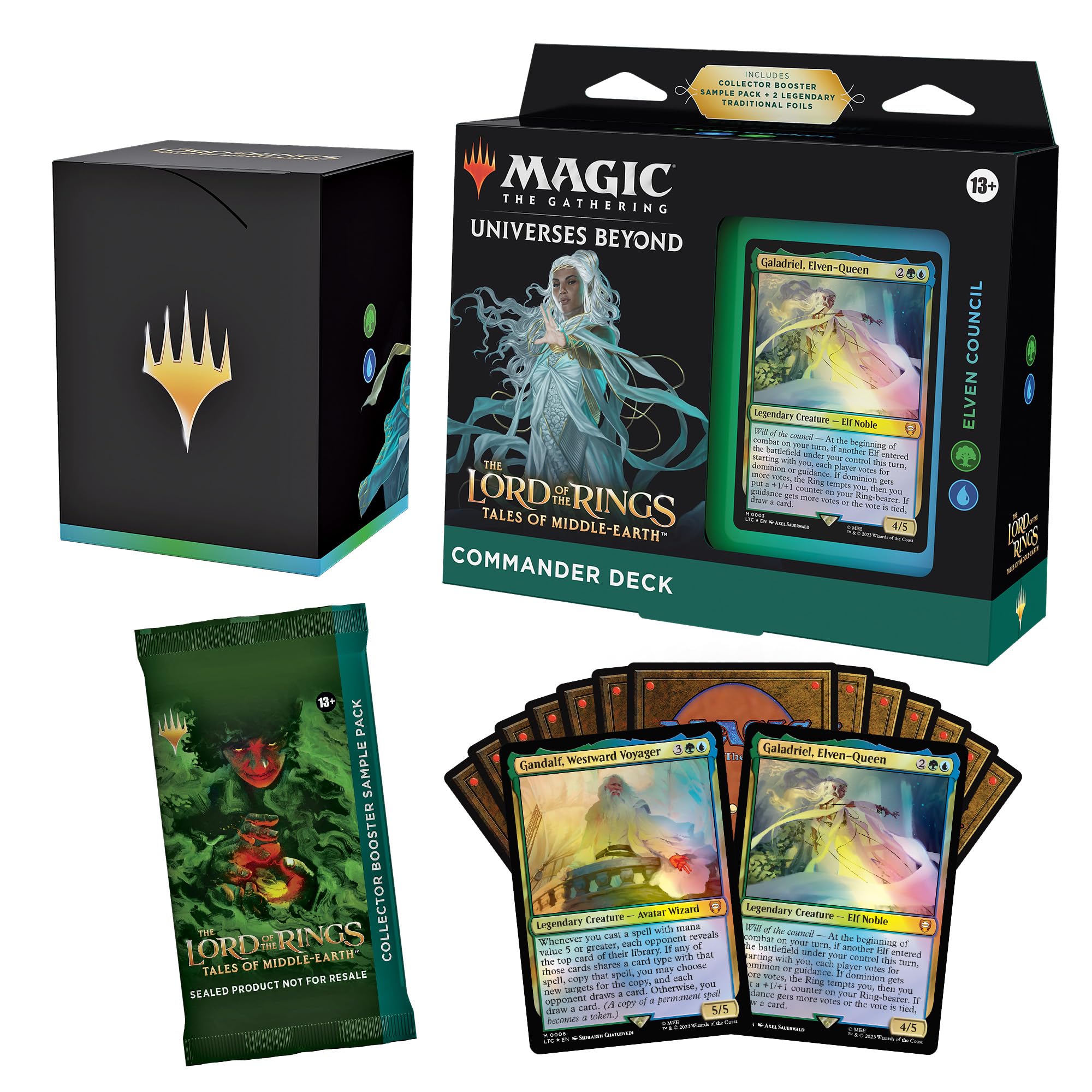 Magic The Gathering The Lord of The Rings: Tales of Middle-Earth Commander Deck Bundle – Includes Pack of 4 Decks - Image 5