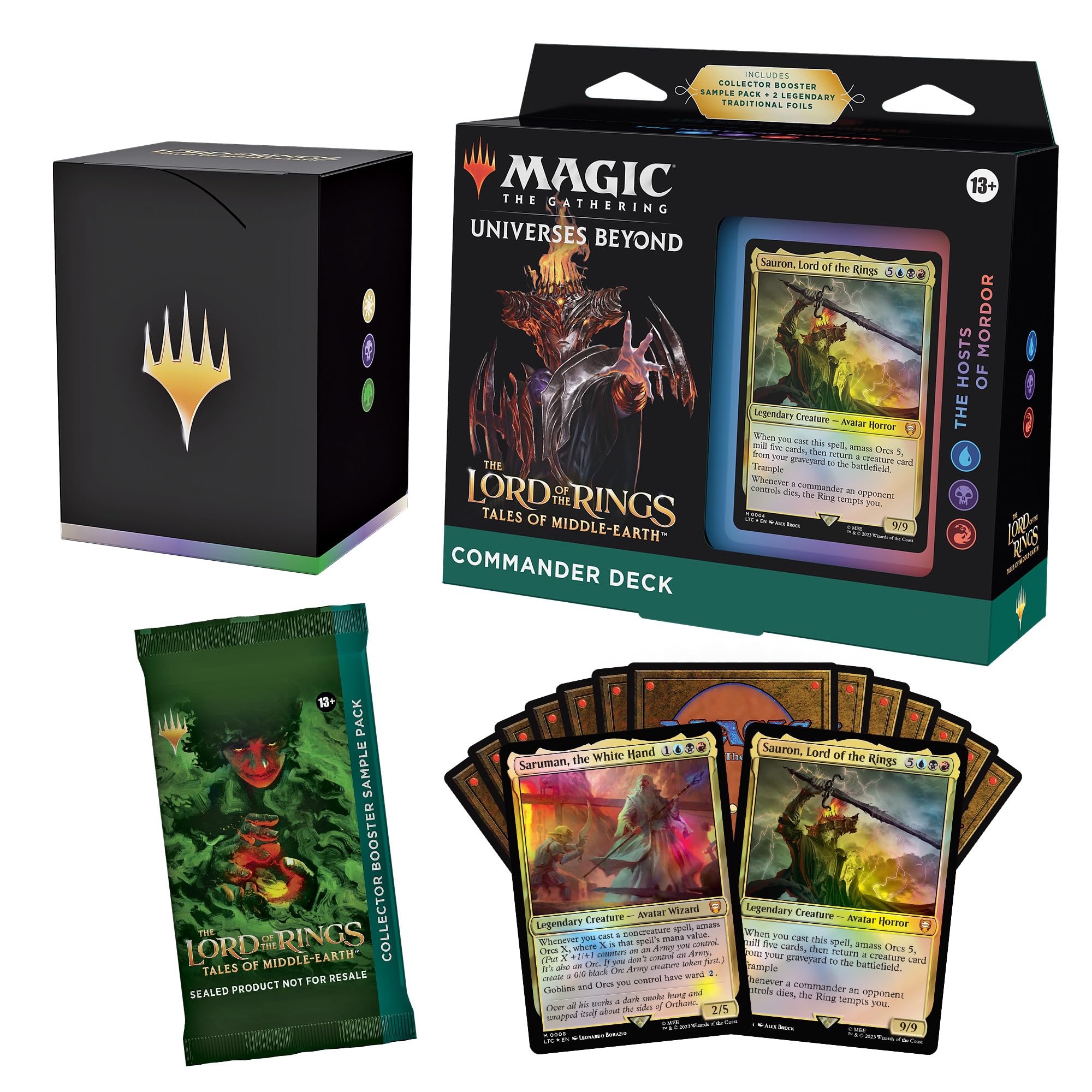 Magic The Gathering The Lord of The Rings: Tales of Middle-Earth Commander Deck Bundle – Includes Pack of 4 Decks - Image 4
