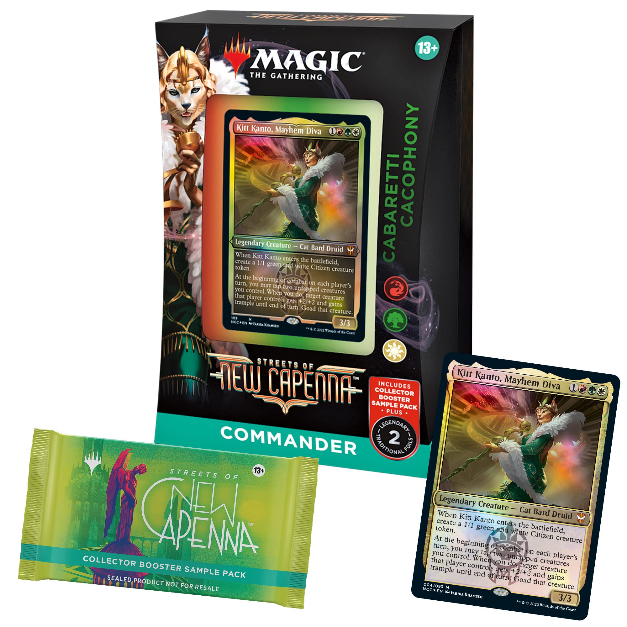 Magic: The Gathering Streets of New Capenna 5 Commander Deck Bundle – Includes 1 Obscura Operation, 1 Maestros Massacre, 1 Riveteers Rampage, 1 Cabaretti Cacophony, 1 Bedecked Brokers - Image 2