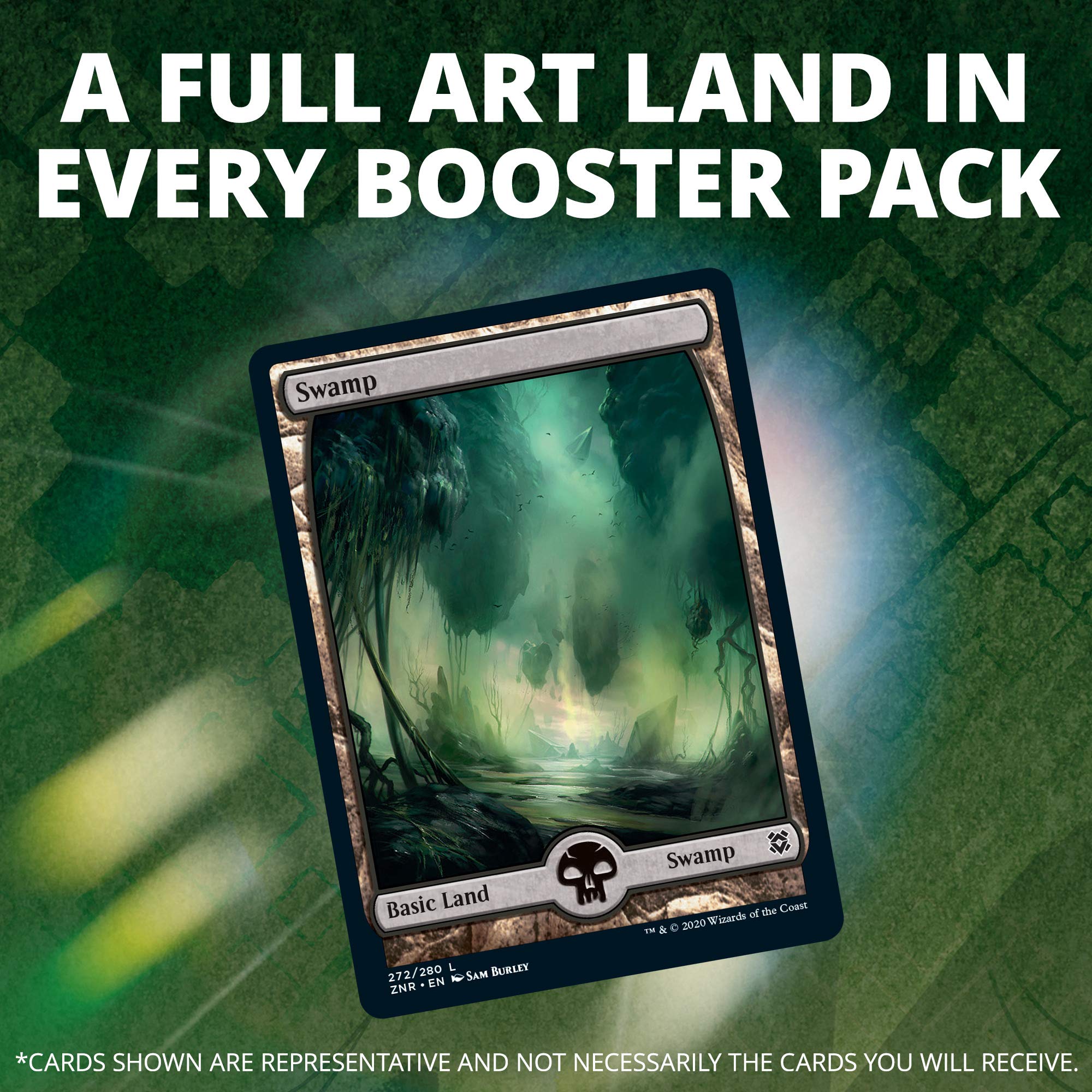 Magic: The Gathering Zendikar Rising Gift Bundle | 10 Draft Booster Packs | 1 Collector Booster | Accessories - Image 2