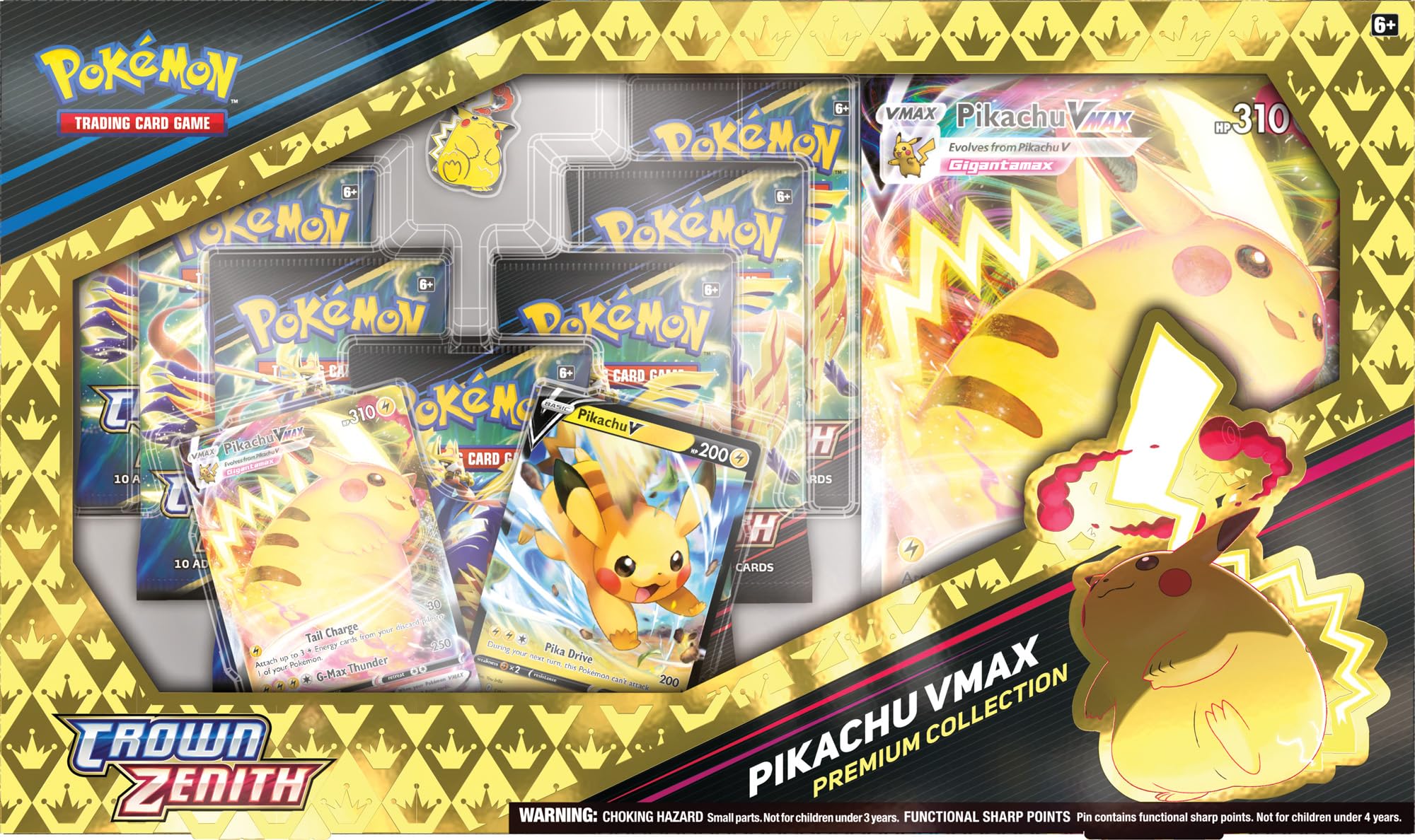 POKÉMON TCG Crown Zenith Premium Collection - Pikachu VMAX, 290-85189