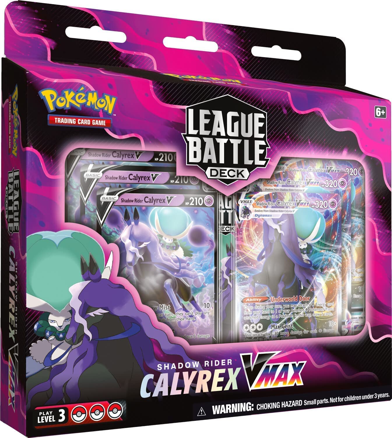 Pokemon Cards: Shadow Rider Calyrex VMAX League Battle Deck, Multicolor - Image 4