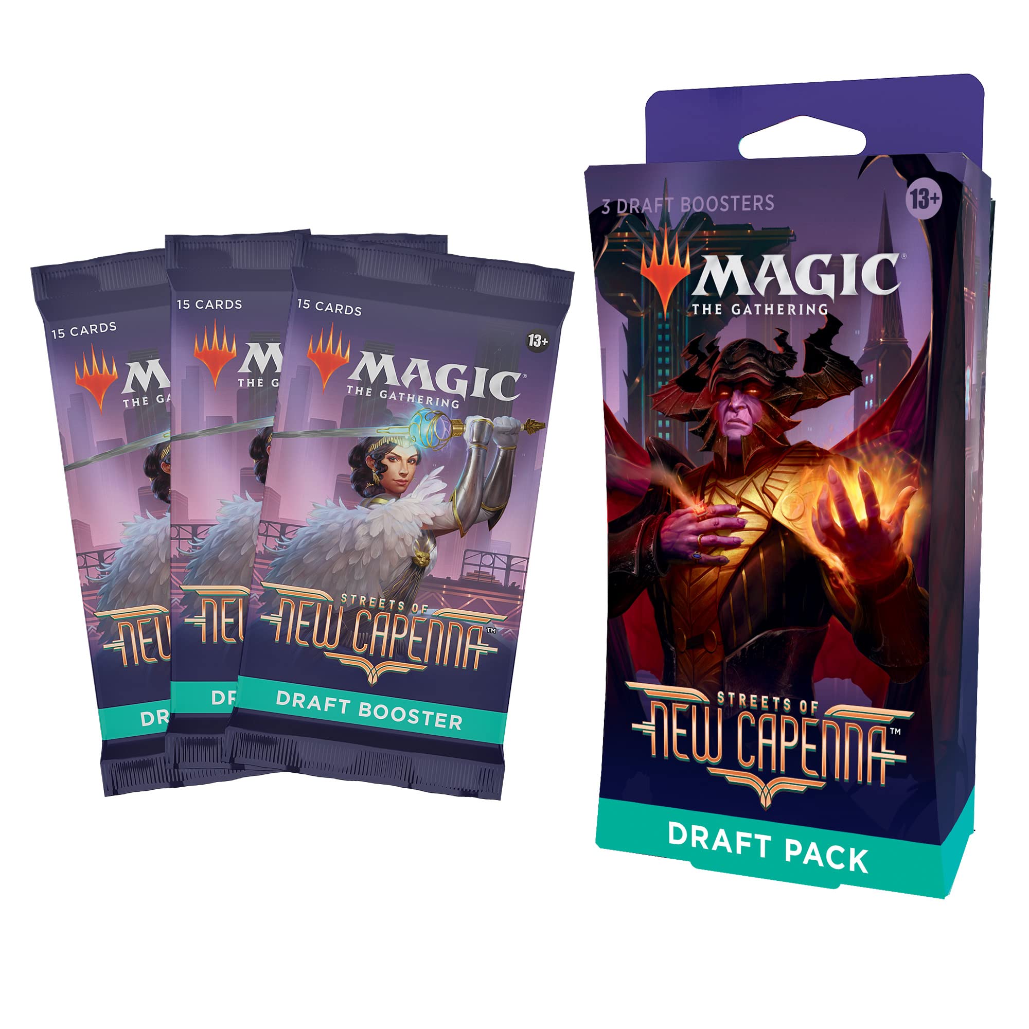Magic: The Gathering Streets of New Capenna 3-Booster Draft Pack | 45 Magic Cards - Image 3