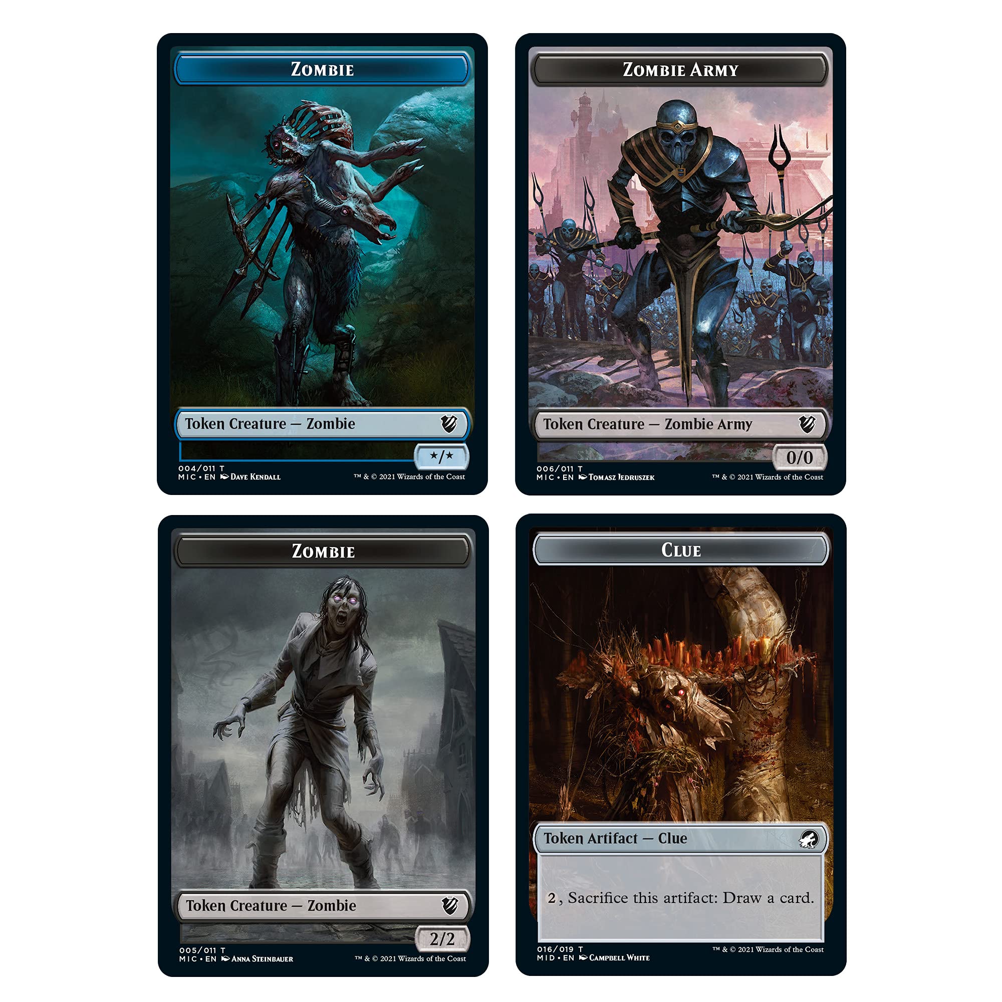 Magic: The Gathering Innistrad: Midnight Hunt Commander Deck – Undead Unleashed (Blue-Black) - Image 6