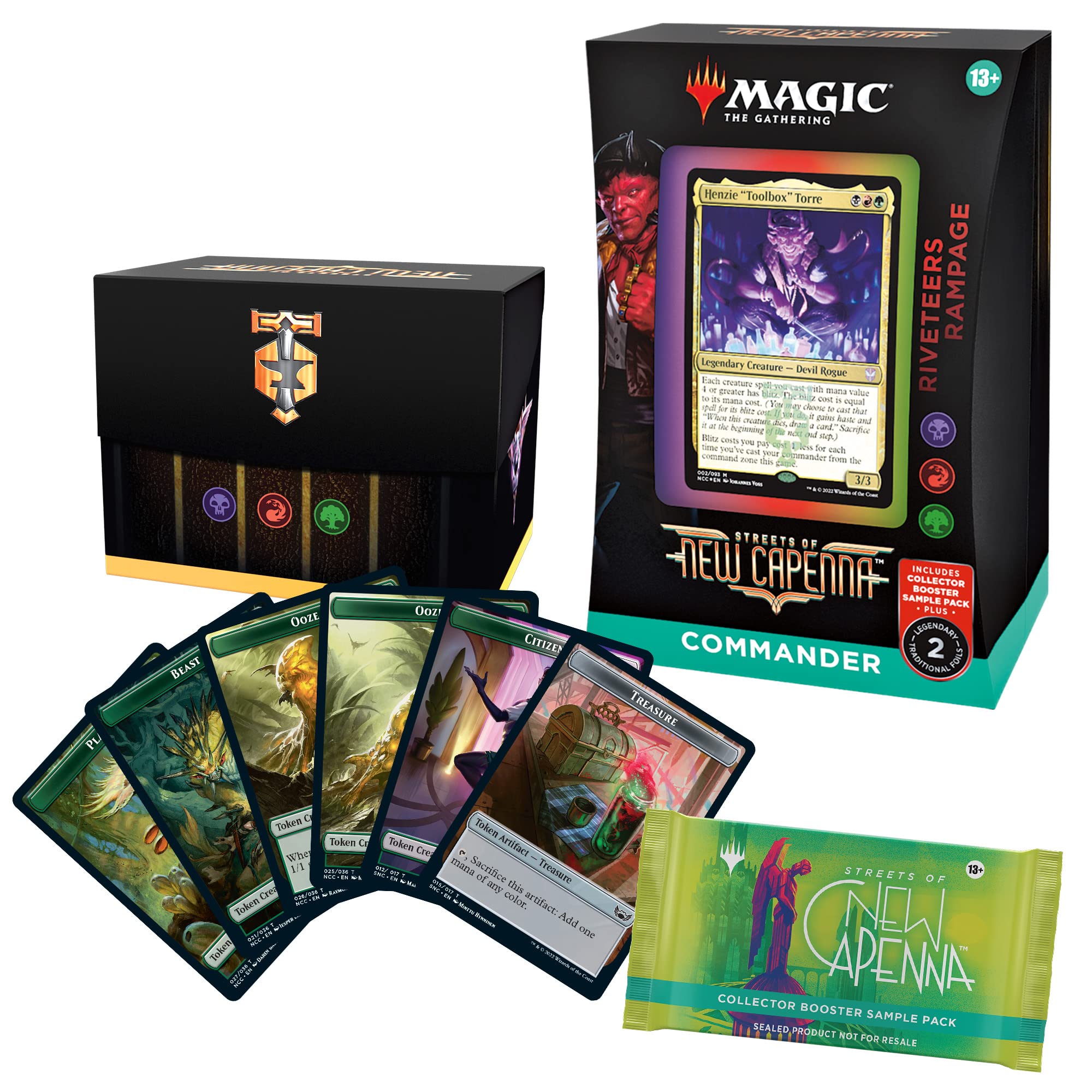 Magic: The Gathering Streets of New Capenna Commander Deck – Riveteers Rampage + Collector Booster Sample Pack - Image 7